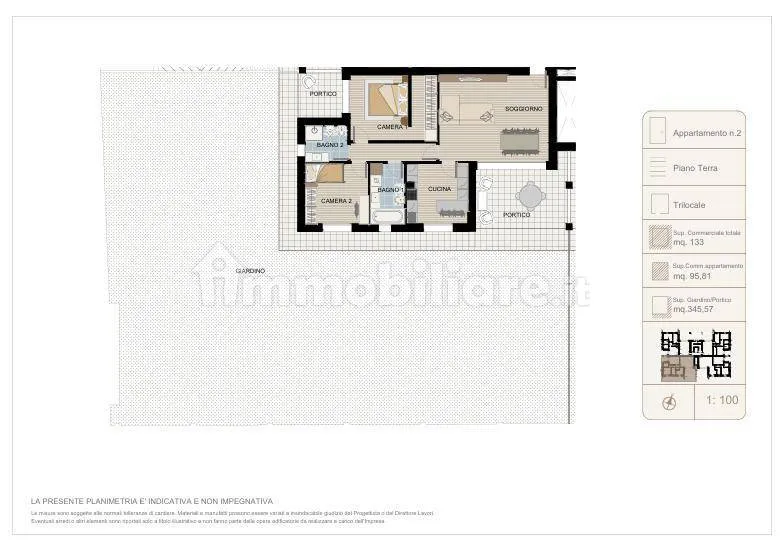 Planimetria Appartamento 2