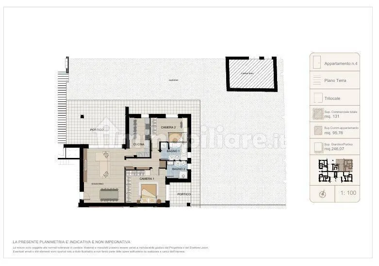 Planimetria Appartamento 4