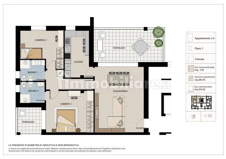 Planimetria Appartamento 5