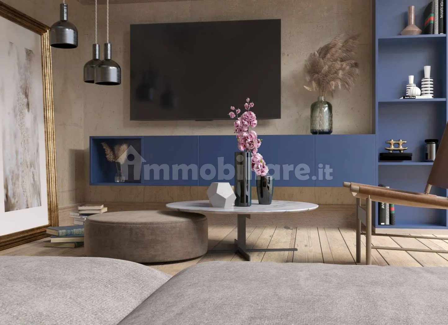 Render degli interni, vista 3
